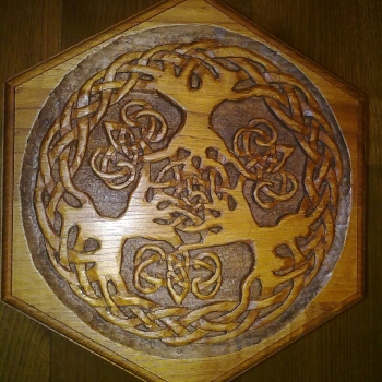 joyero hexagonal tapa