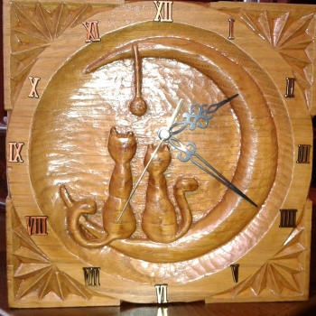 reloj de gatos