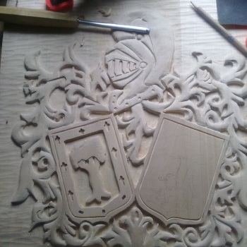 proceso de un escudo heraldico