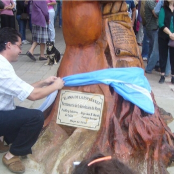 La Llama de la Esperanza - Inauguración por Gustavo Da Silva