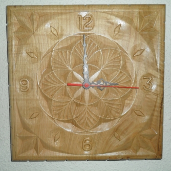 Reloj de castaño