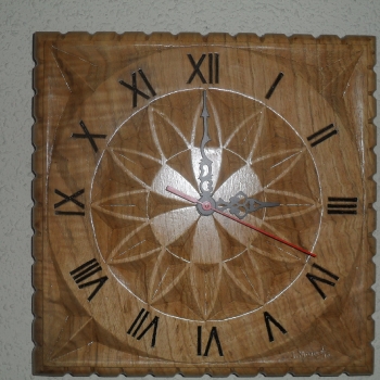 Reloj de castaño