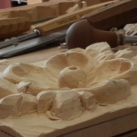 Flor Talla Madera progreso_12