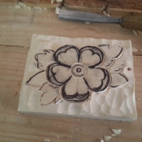 Flor Talla Madera progreso_1