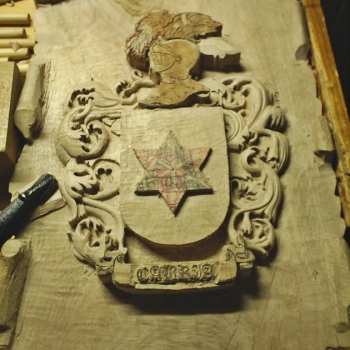 Proceso de escudo, por \